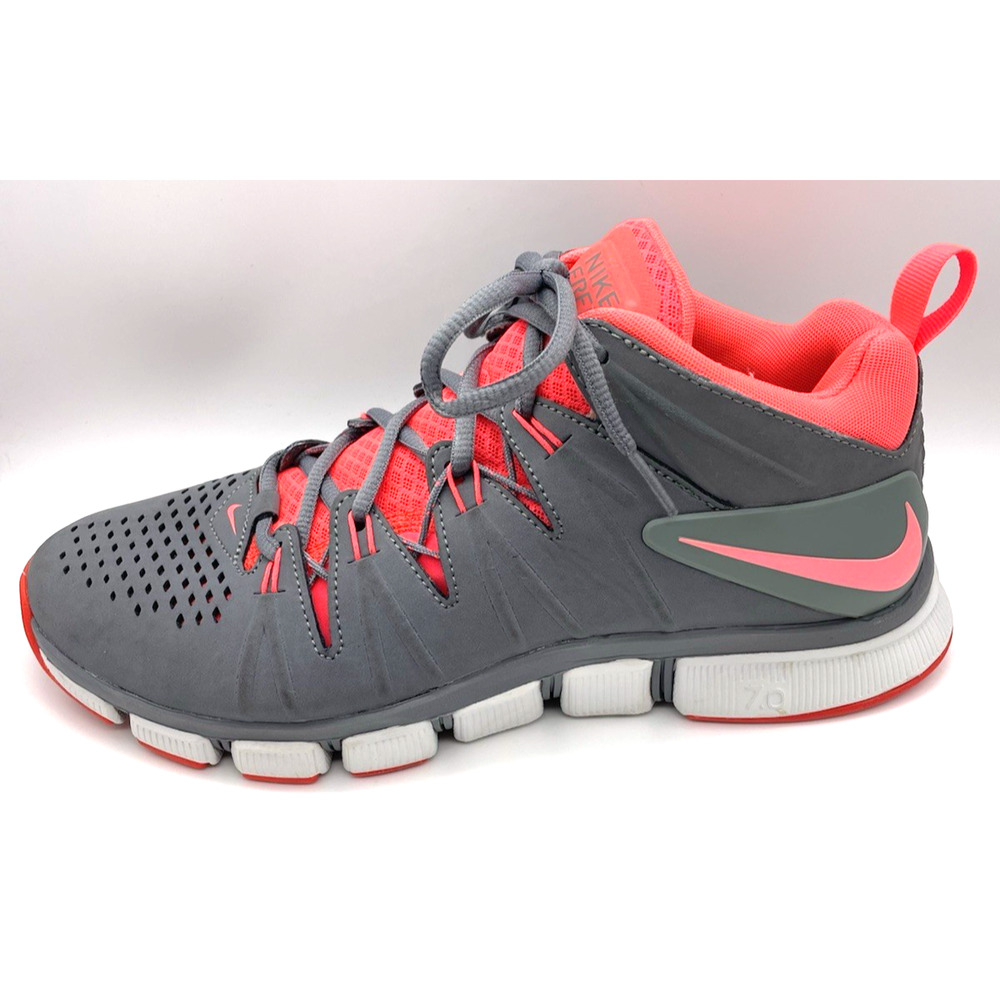 Nike Free Trainer 7.0 Grey/Atomic Red Mens Size 8 Cross Trainers 599086-006